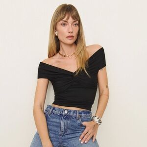 Reformation Ezlynn Knit Top